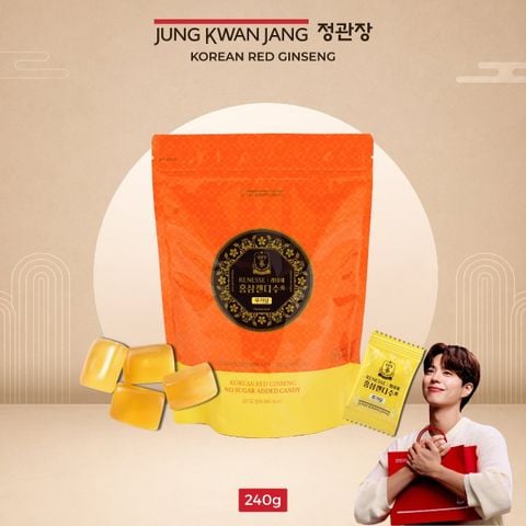 Kẹo Hồng Sâm KGC Renesse Không Đường 240g