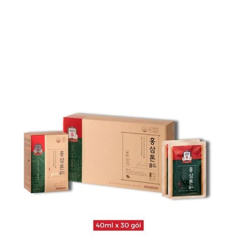 Nước Hồng Sâm Pha Sẵn KGC Tonic Gold 40 ml x 30 Gói