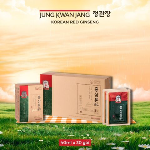 Nước Hồng Sâm Pha Sẵn KGC Tonic Gold 40 ml x 30 Gói