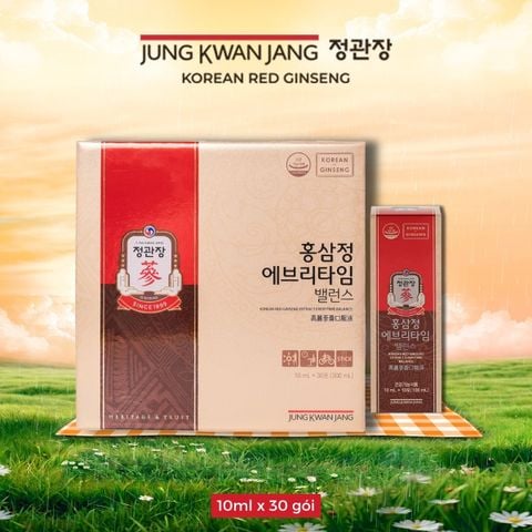 Tinh Chất Hồng Sâm Pha Sẵn KGC Extract Everytime Balance 10ml x 30 Gói