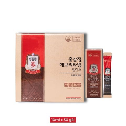Tinh Chất Hồng Sâm Pha Sẵn KGC Extract Everytime Balance 10ml x 30 Gói