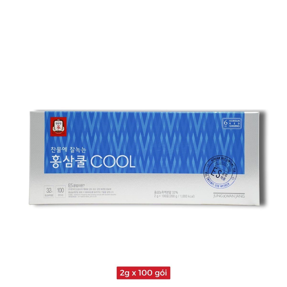  Trà Hồng Sâm KGC Tea Cool 2g 
