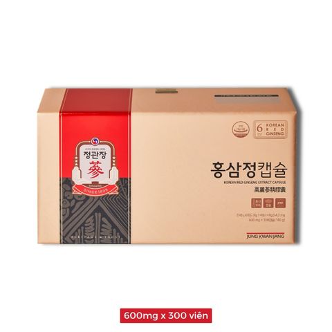 Viên Tinh Chất Hồng Sâm KGC Extract Capsule 600mg x 300 Viên