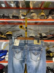 Quần Dài Jeans Nữ Guess  Xanh Los Angeles 1981 Straight Leg - New - WB0015D0IA0