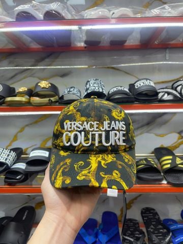 Nón Versace Đen Hoa Vàng Chữ Trắng - New - 76GAZK10