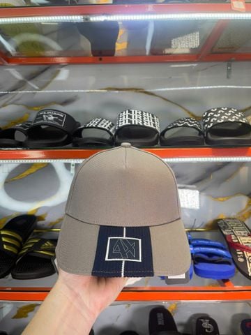 Nón A/X Armani Exchange Nâu Socola Logo Đen - New - 954214