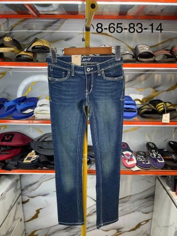Quần Dài Jeans Nữ Levi's Xanh Đậm Premium Stretch Denim Skinny - New - 41R752