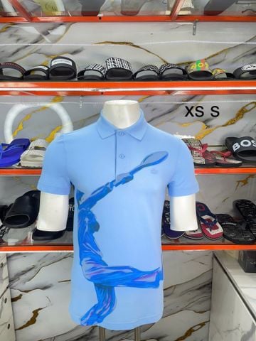 Áo Polo Lacoste Xanh Biển Cầu Lông - New - PH3454 00 HBP - TD05