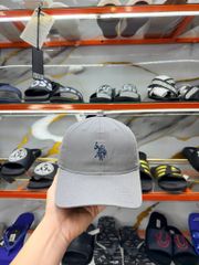 Nón U.S.Polo Assn Xám Light Thêu Hình Xanh - New - ABPE2552