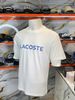 Áo Thun Lacoste Trắng Chữ Xanh Dương - New - TH4165 51 ANY - PB05