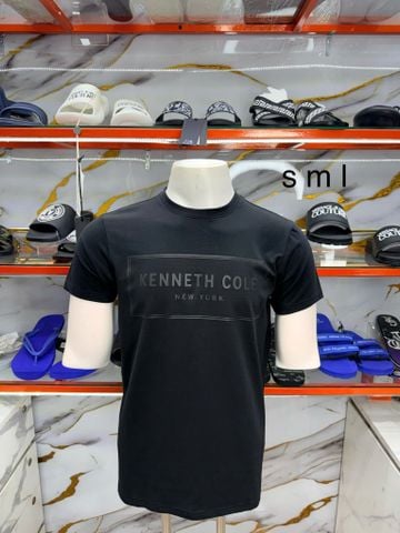 Áo Thun Kenneth Cole Đen Chữ Mờ - New - KT9W75BLK