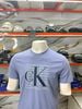Áo Thun CK Calvin Klein Xanh Dương Nhiều Chữ - New - 40EC821 420 TMP