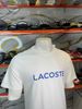Áo Thun Lacoste Trắng Chữ Xanh Dương - New - TH4165 51 ANY - PB05