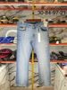 Quần Dài Jeans CK Calvin Klein Xanh Nhạt Sờn Boot Cut - New - MB90A01