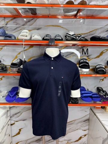 Áo Polo Tommy Hilfiger Xanh Navy Logo Nhỏ - New - XM05515 402 DW5