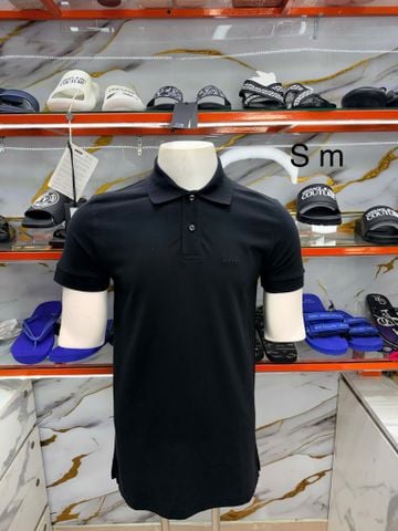 Áo Polo Hugo Boss Đen Chữ Thêu Nhỏ - New - 50490089