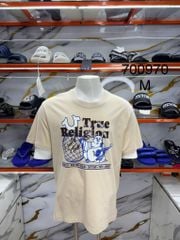 Áo Thun True Religion Nâu Cafe Hình Xanh Dương - New - 700970