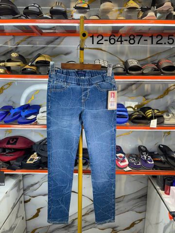 Quần Dài Jeans Nữ Levi's Xanh Denim Legging - New - 412498