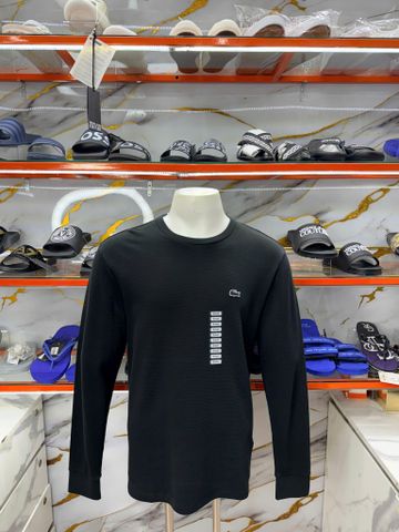 Áo Thun Tay Dài Lacoste Đen Cá Sấu Nhỏ - New - TH9668 51 031
