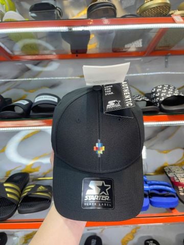 Nón MB Marcelo Burlon Starter Đen Thêu Nhiều Màu - New - CrsBs Sn99