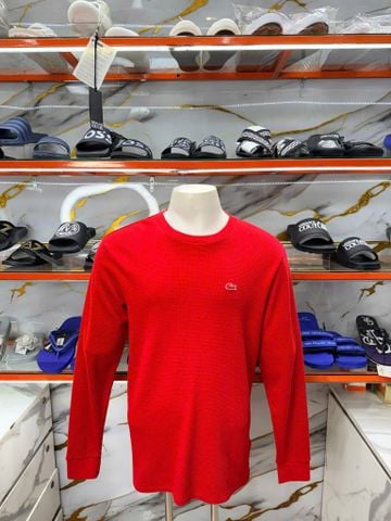 Áo Thun Tay Dài Lacoste Đỏ Cá Sấu Nhỏ - New - TH9668 51 240