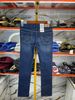 Quần Dài Jeans Nữ Levi's Xanh Đậm Vệt Chỉ Denim Skinny - New - 412174