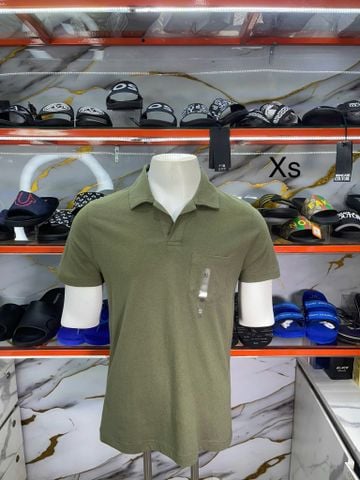 Áo Polo Tommy Hilfiger Xanh Rêu Có Túi - New - XM04816 300 MSH