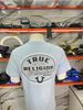 Áo Thun True Religion Xanh Nhạt Chữ Đen - New - 700446