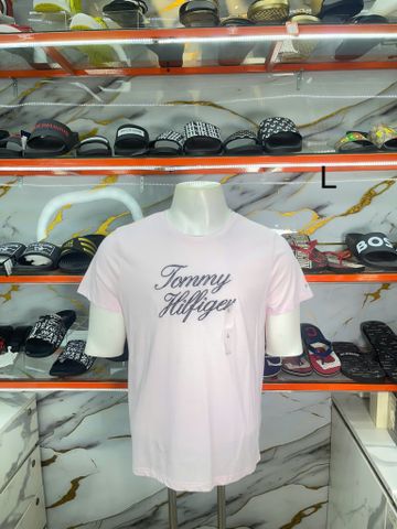 Áo Thun Tommy Hilfiger Hồng Chữ Xanh - New - XW04331 650 TOG