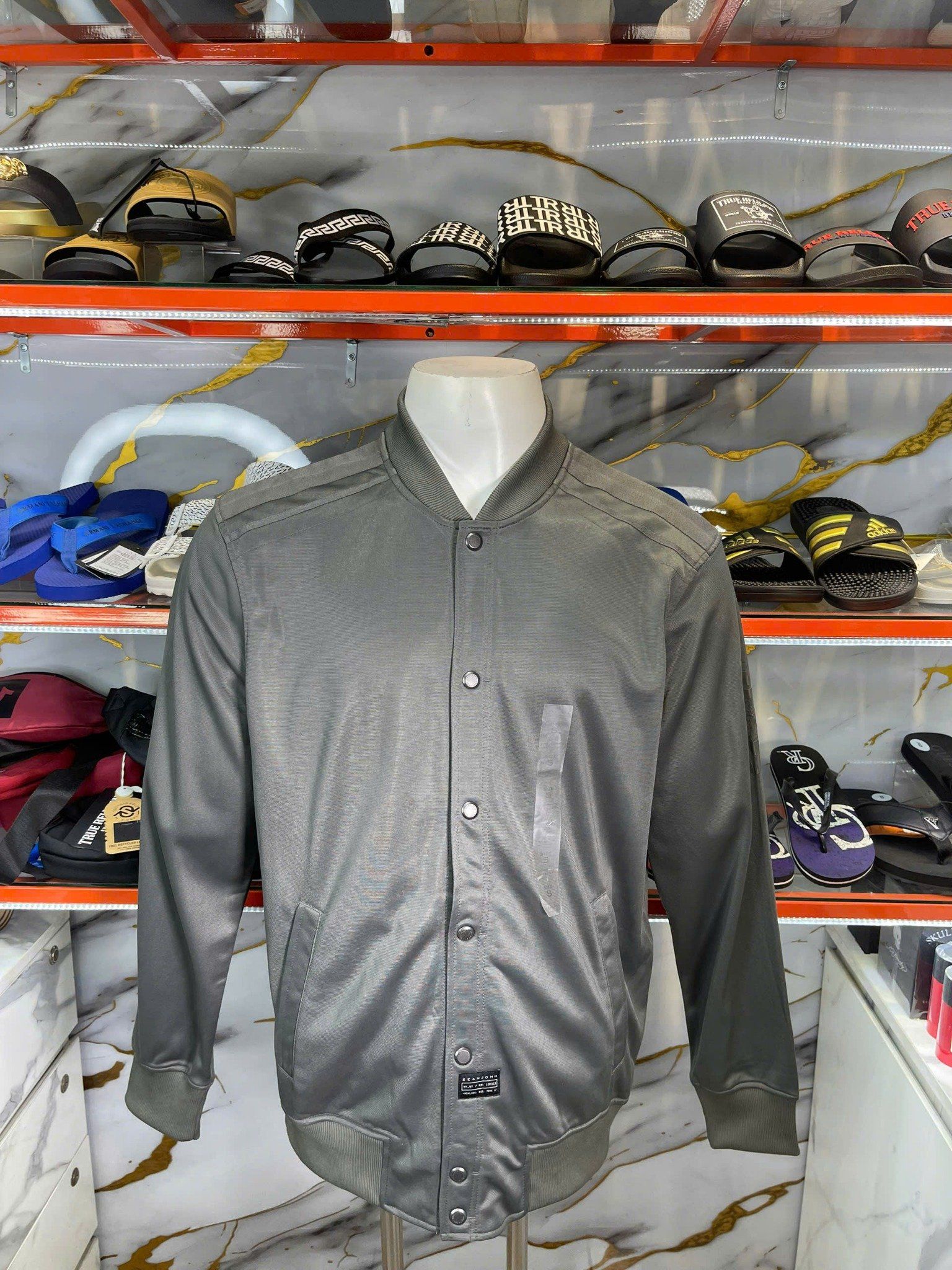 Áo Khoác Xanh Rêu Sean John - New - FK114153