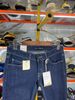 Quần Dài Jeans Nữ Levi's Xanh Đậm Đính Đá Too Superlow - New - J3255
