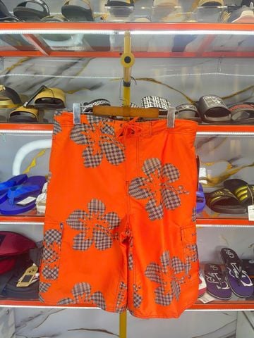 Quần Short Beverly Hills Polo Club Cam Hoa Caro - New - M709199