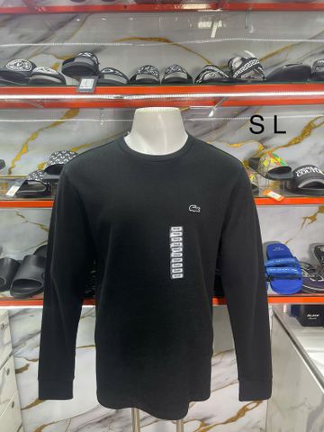 Áo Thun Tay Dài Lacoste Đen Cá Sấu Nhỏ - New - TH9668 51 031