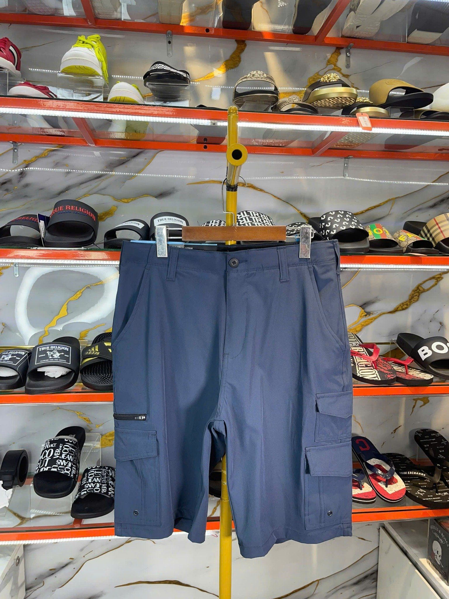 Quần Short Iron CO Xám Xanh Đen Túi Hộp - New - I427924S