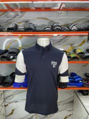 Áo Polo A/X Armani Exchange Xanh Đen Chữ Trắng 91 - New - XM002142 AF10366