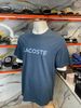 Áo Thun Lacoste Xanh Đen Đậm Chữ Xanh - New - TH4165 51 HGI - PB05