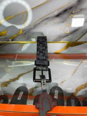 Dây Nịt True Religion Xám In Mono Nhám - New - TR304262