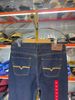 Quần Dài Jeans Guess Xanh Đậm Chỉ Vàng - New - JH78279