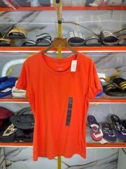 Áo Thun Nữ Banana Republic Cam Đậm Trơn - New - 947491