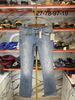 Quần Dài Jeans Nữ Guess Xanh Los Angeles 1981 Straight Leg - New - WB0015D0IA0