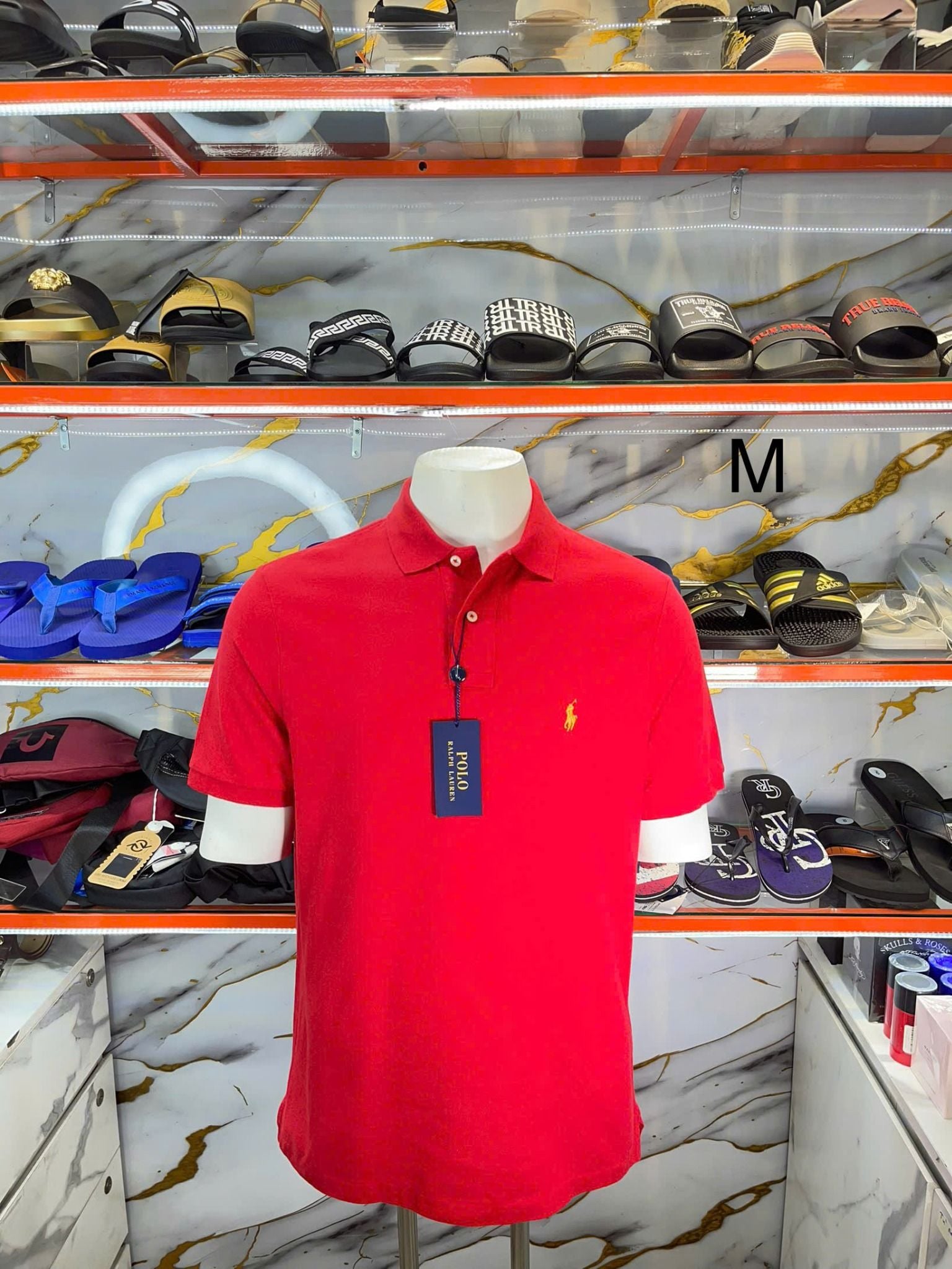 Áo Polo Ralph Lauren Đỏ Ngựa Vàng - New - SSKCCLSM1