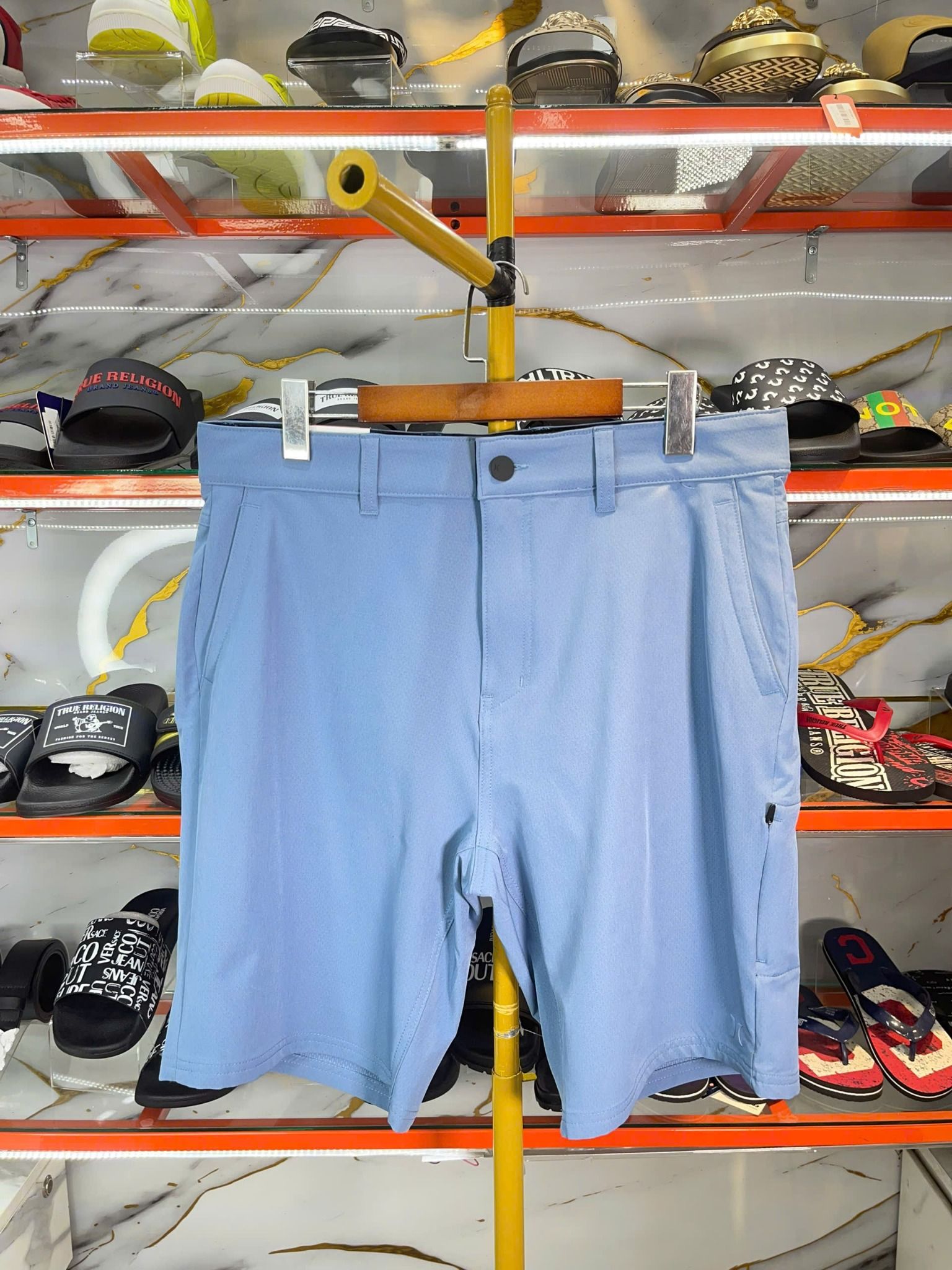 Quần Short Hurley Xanh Trek Hybrid - New - HMS25
