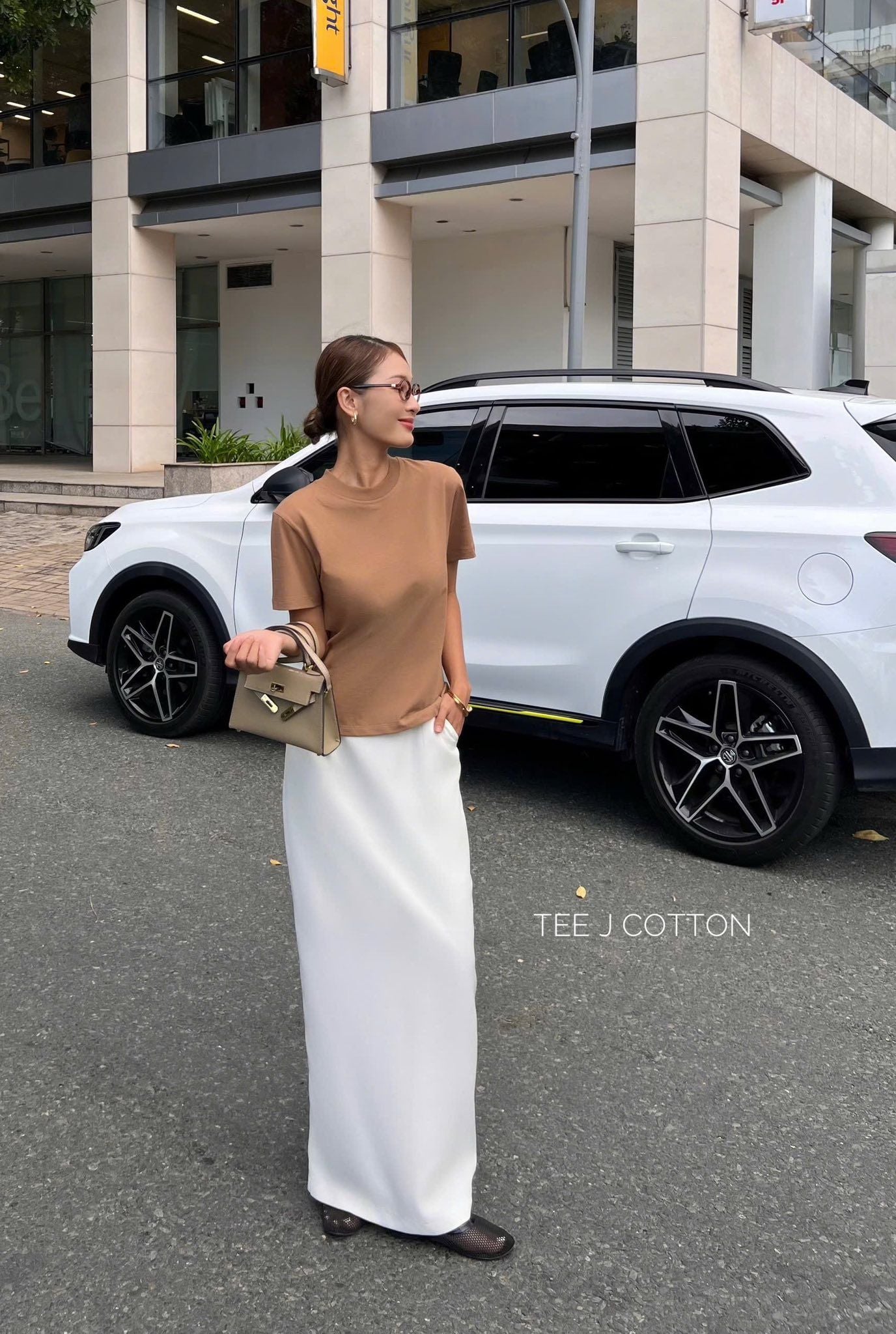  NÂU- ÁO THUN NỮ 100% COTTON THOÁNG MÁT 