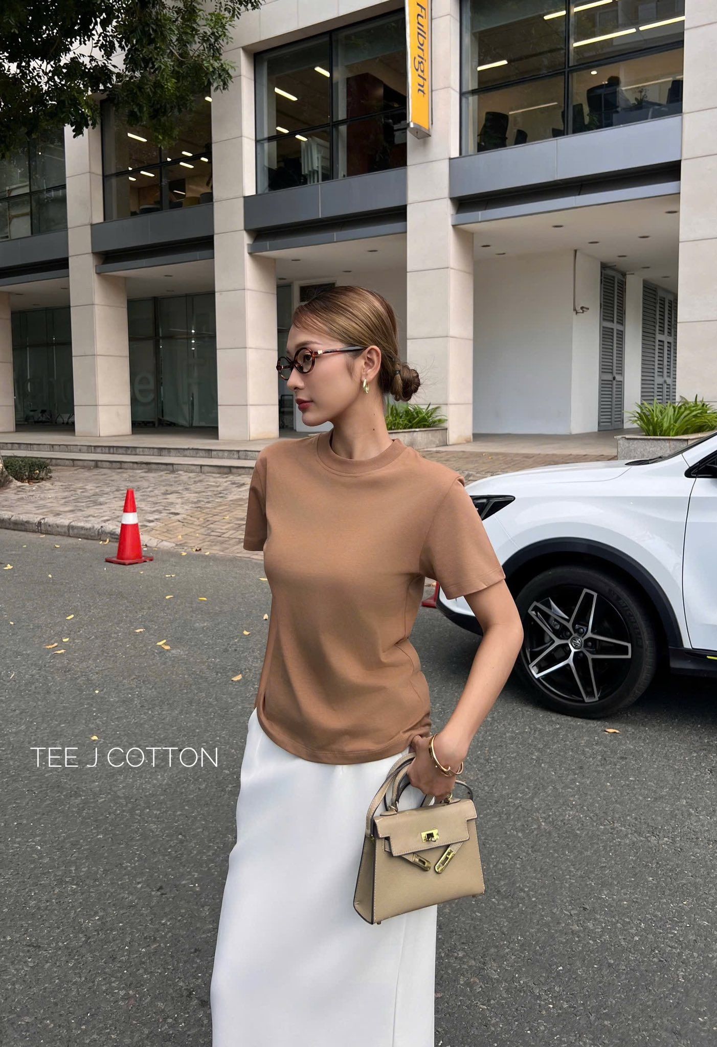  NÂU- ÁO THUN NỮ 100% COTTON THOÁNG MÁT 