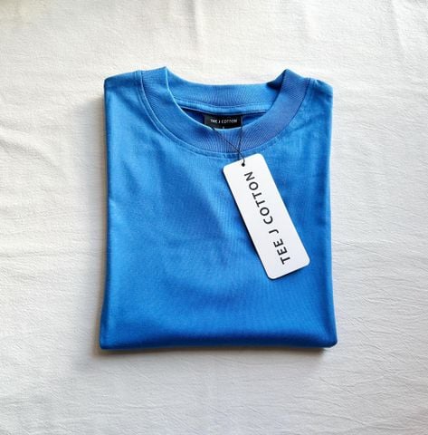 XANH DƯƠNG - ÁO THUN NỮ 100% COTTON THOÁNG MÁT