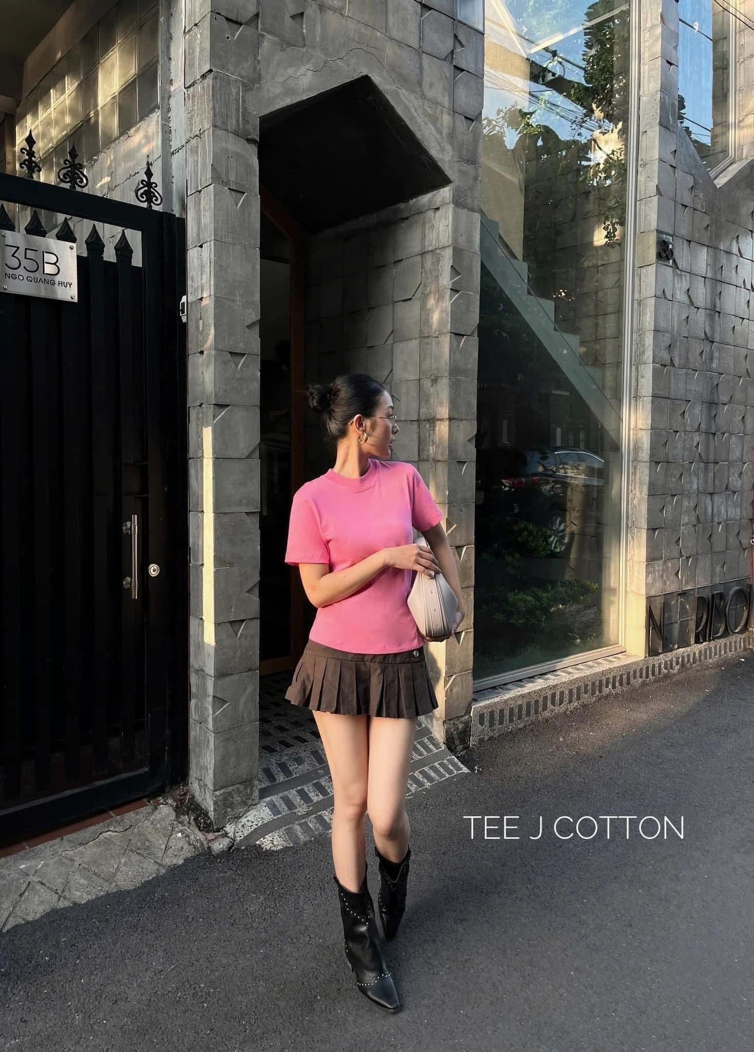  HỒNG PINK - ÁO THUN NỮ 100% COTTON THOÁNG MÁT 