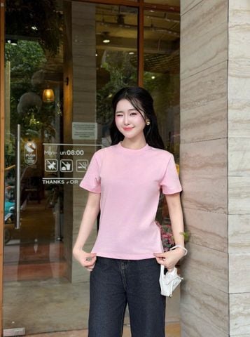 HỒNG PHẤN - ÁO THUN NỮ 100% COTTON THOÁNG MÁT
