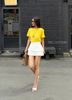  VÀNG - ÁO THUN NỮ 100% COTTON THOÁNG MÁT 