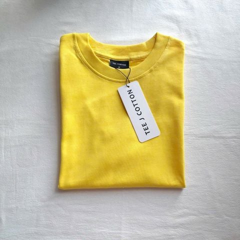 VÀNG - ÁO THUN NỮ 100% COTTON THOÁNG MÁT