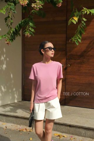 HỒNG ANH ĐÀO - ÁO THUN NỮ 100% COTTON THOÁNG MÁT